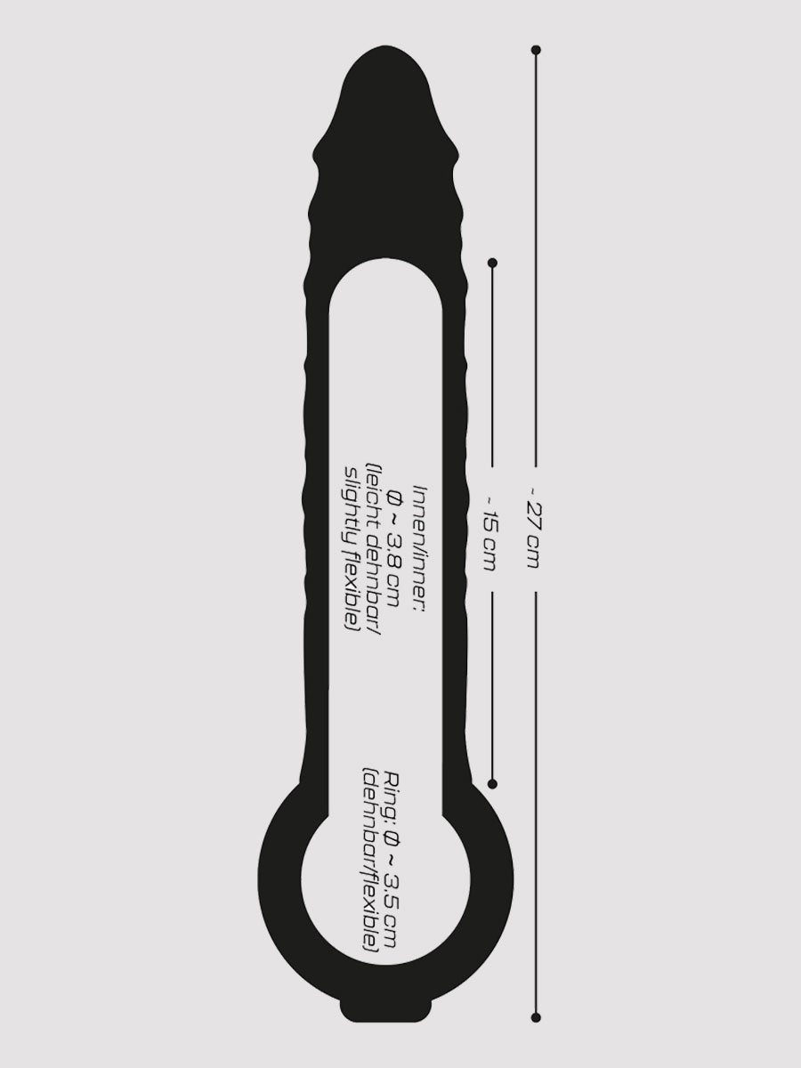 Gaine à Pénis Crystal Skin Ball Strap