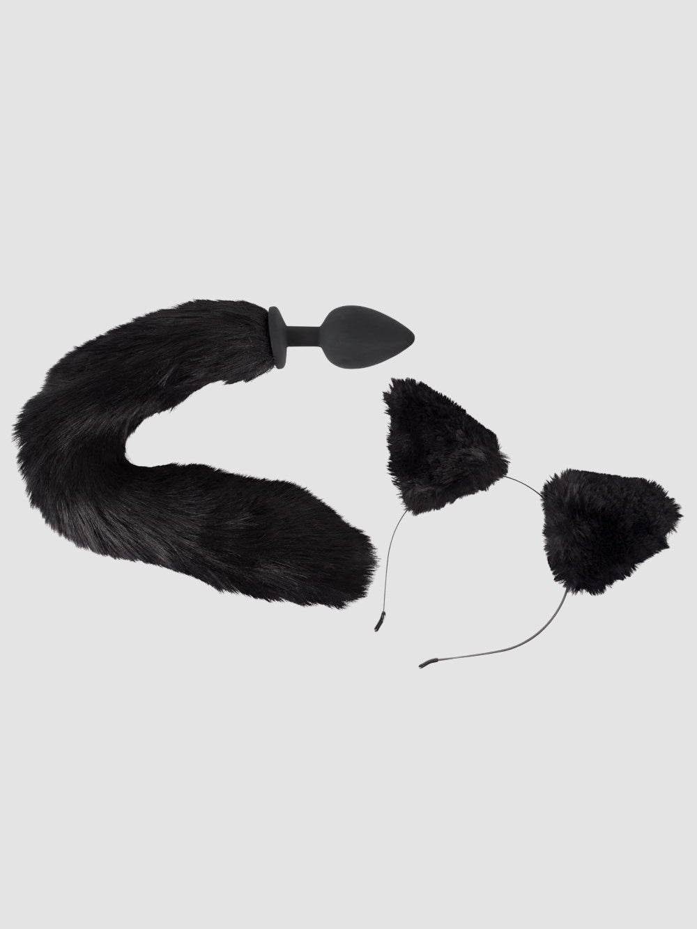 Kit plug anal queue et serre-tête chat