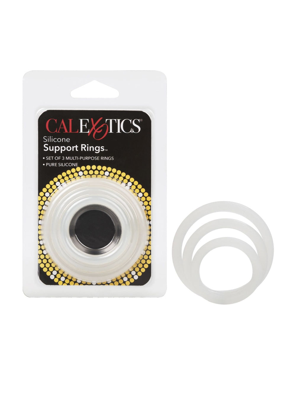 Kit de 3 Cockrings Silicone Support Rings