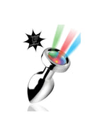 Plug anal métal lumineux Light Up small