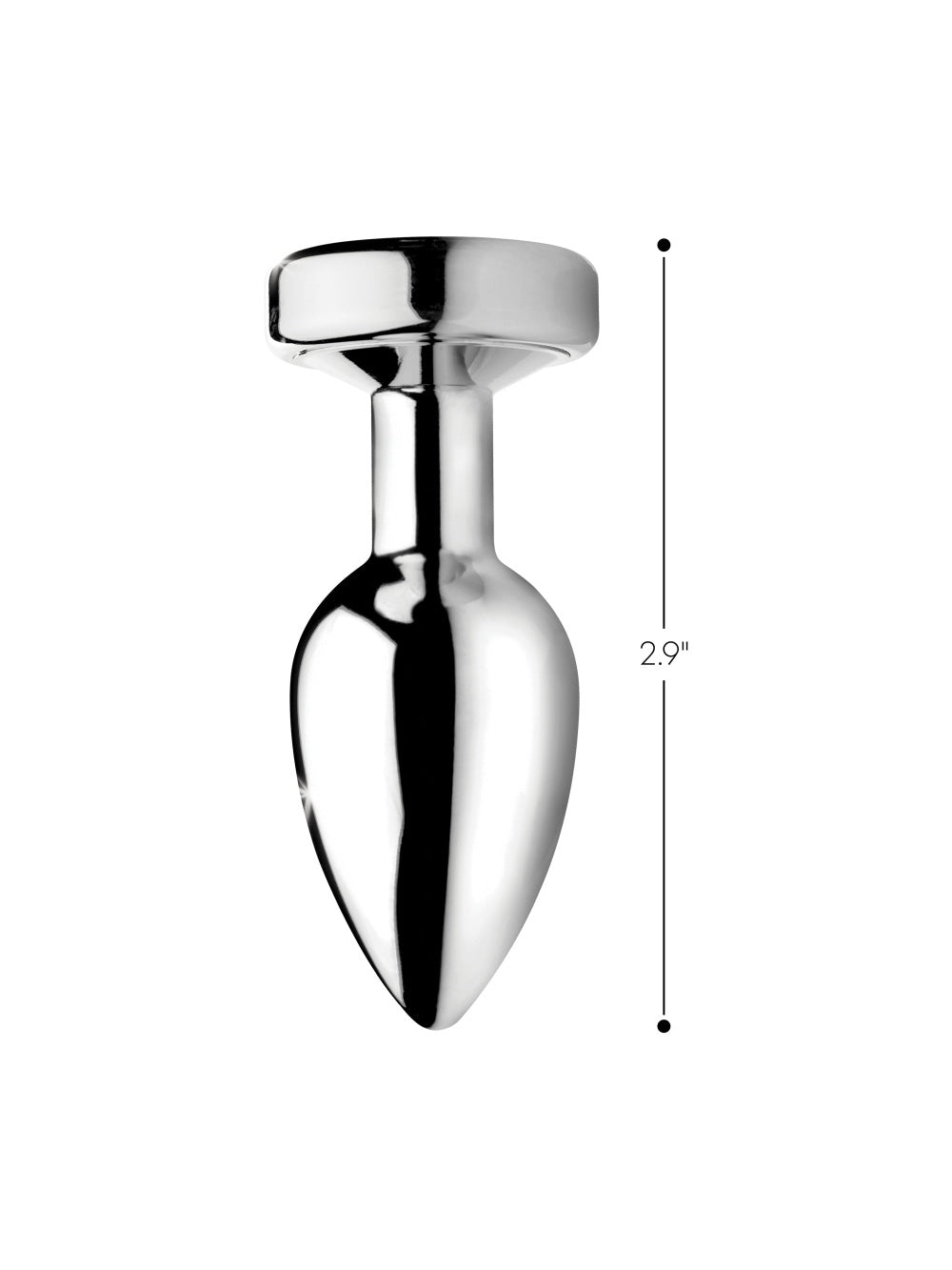 Plug anal métal lumineux Light Up small