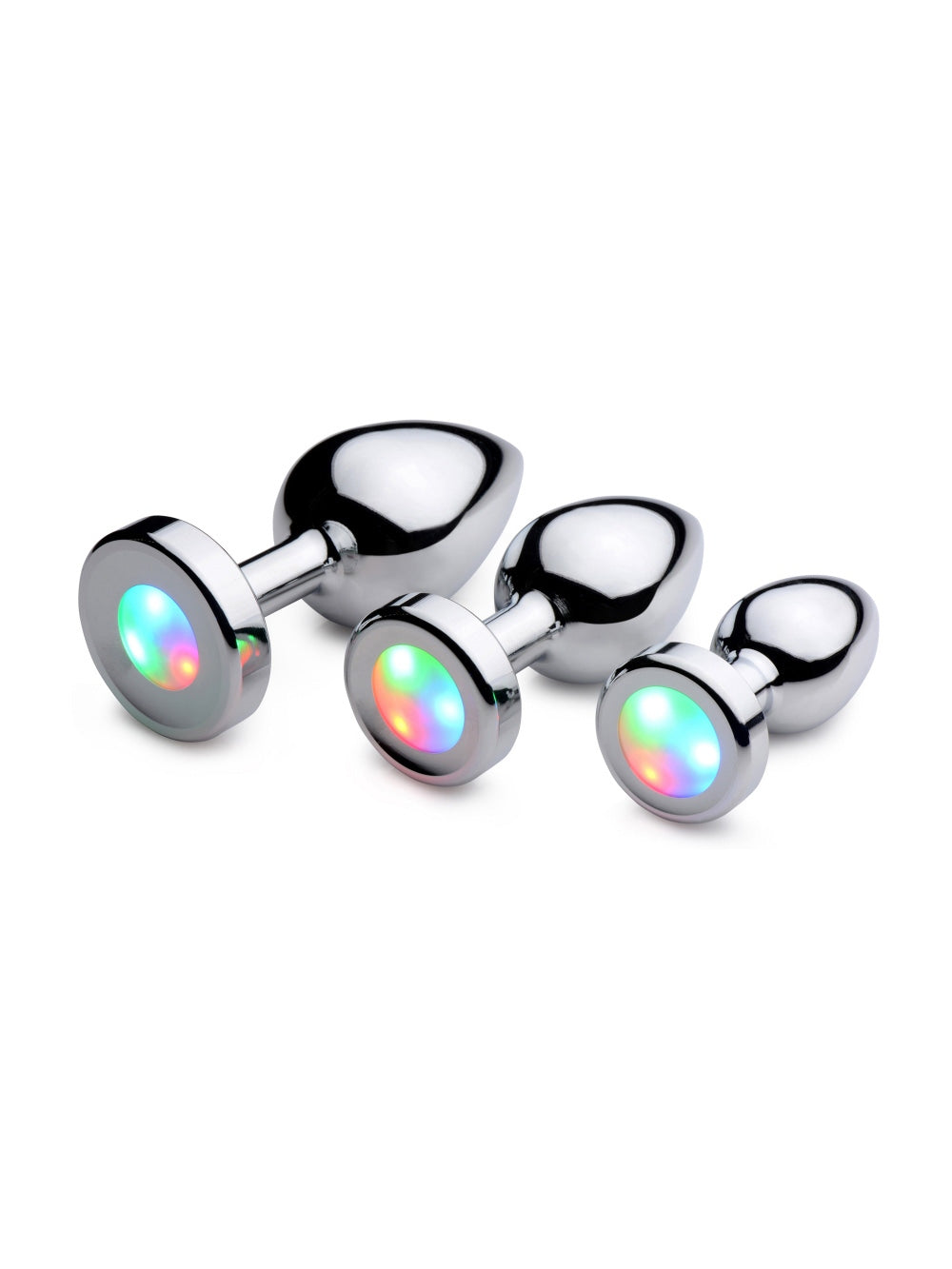 Plug anal métal lumineux Light Up small