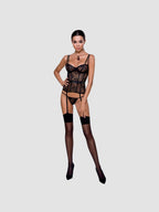 Corset manches longues Secret Silhouette noir