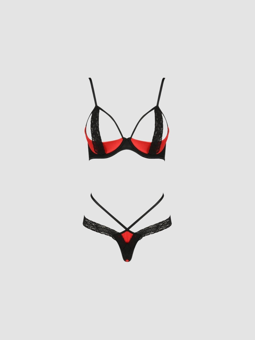Ensemble 2 pièces ouvert Parisienne noir GT