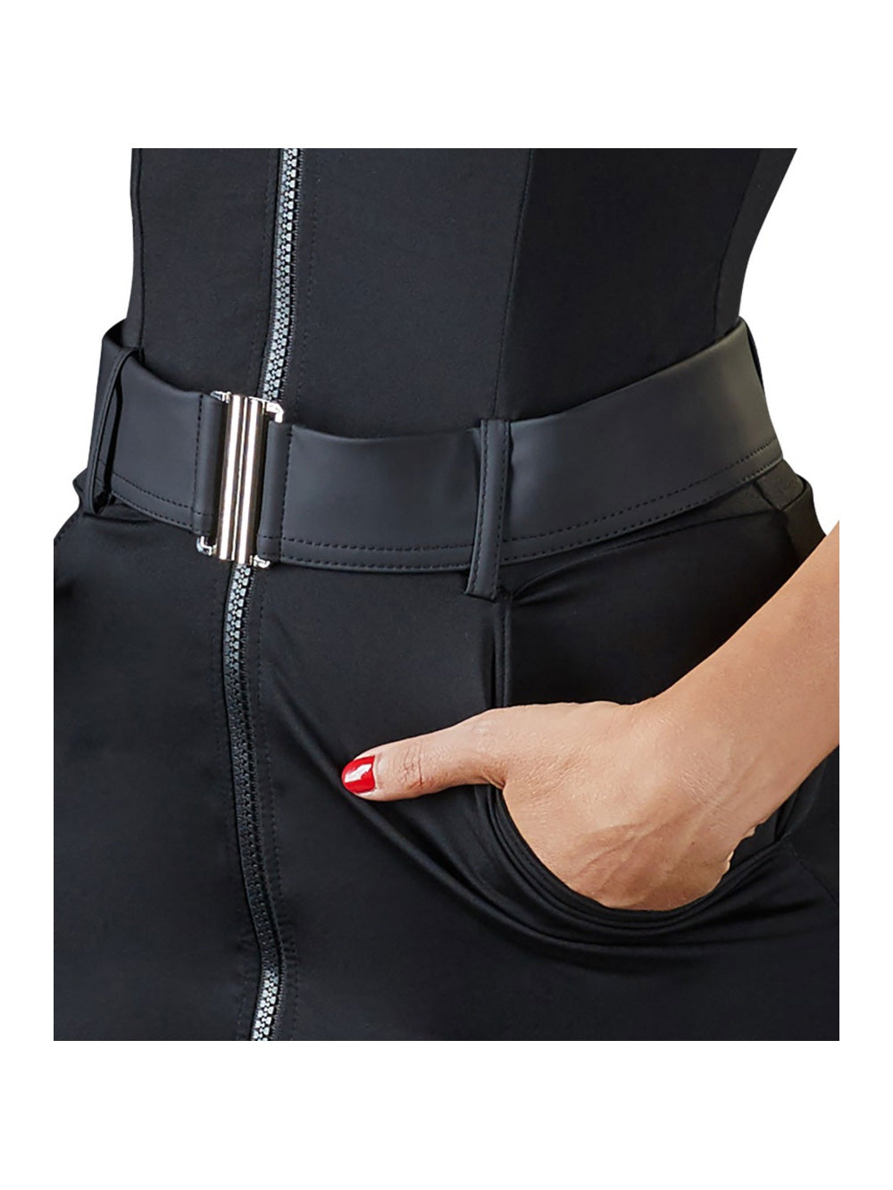 Costume Robe Policière Noire