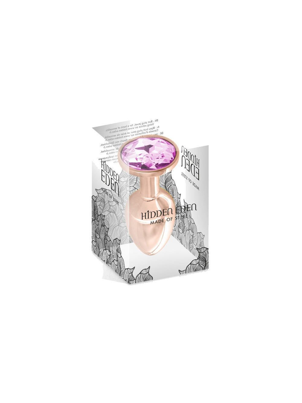 Plug Anal Aluminium Bijou Pink Angel S