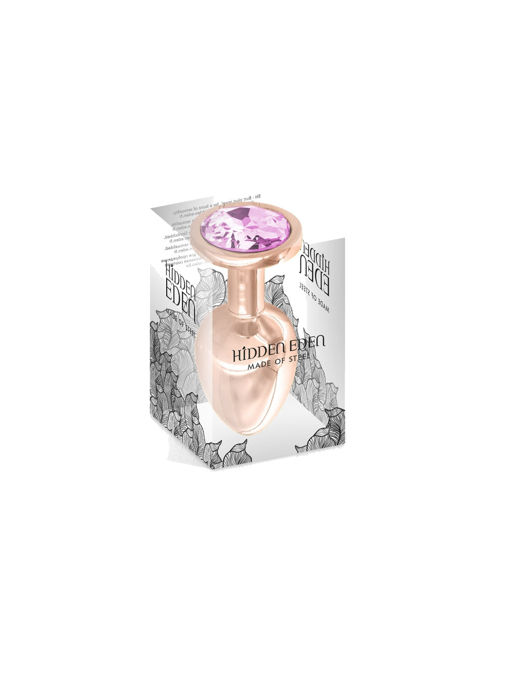 Plug Anal Aluminium Bijou Pink Angel M