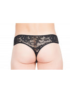 String Sensuality Dentelle LM706 Noir