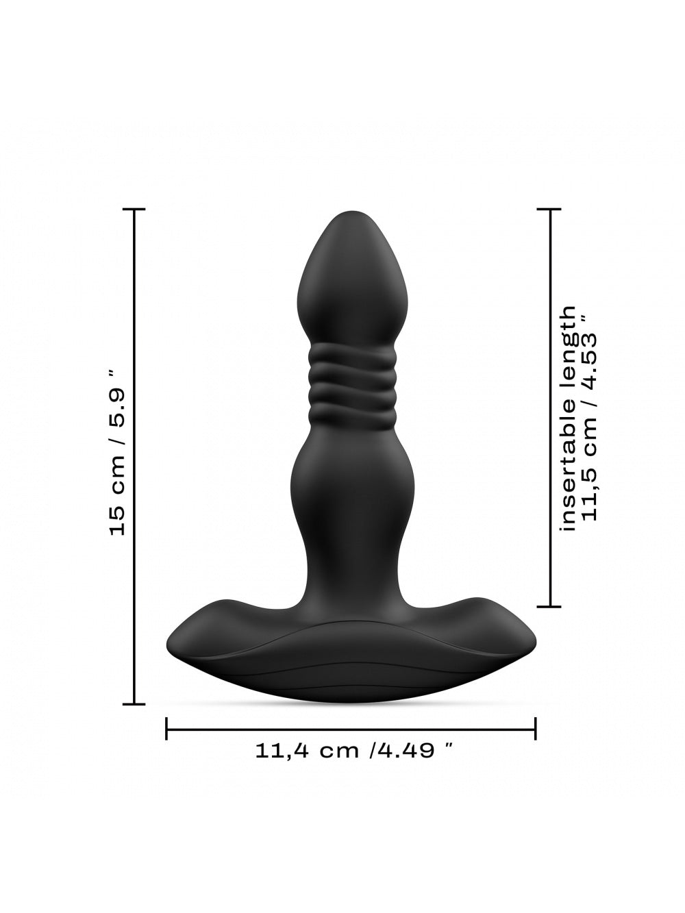 Plug Anal Vibrant Va-et-Vient Deep Stormer