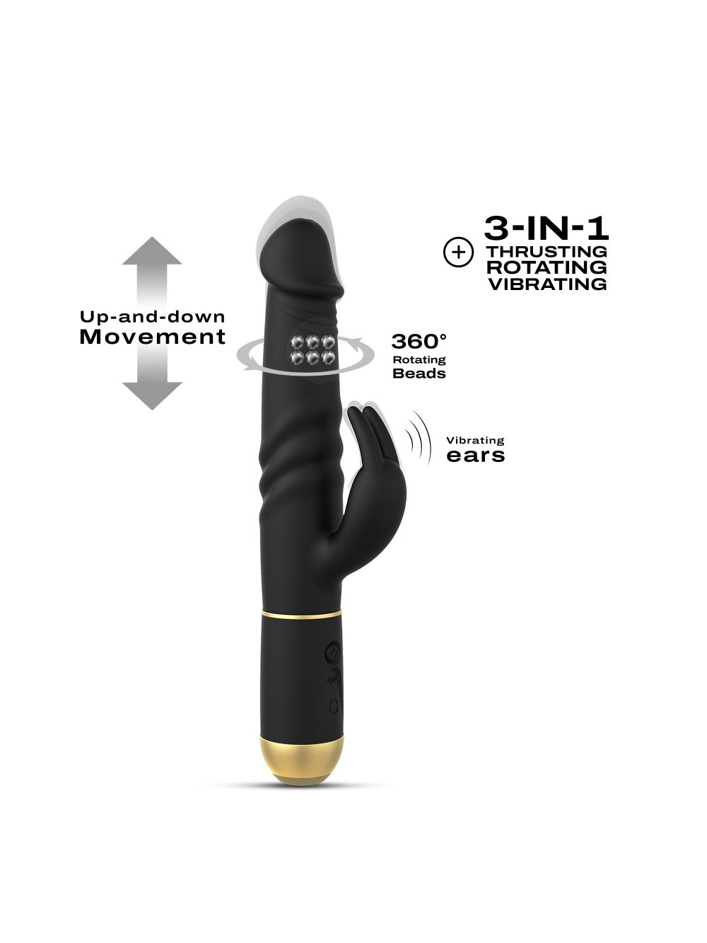 Vibromasseur Rabbit Va-et-Vient Furious Rabbit 2.0