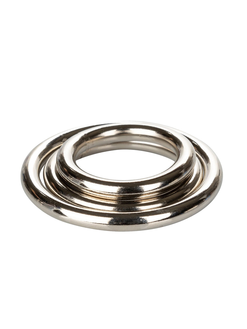 Kit de 3 Cockring Metal Silver Ring