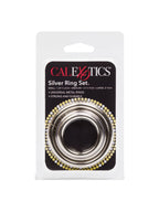 Kit de 3 Cockring Metal Silver Ring