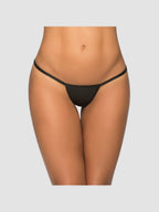 Mini String Y 1048 Wetlook Noir