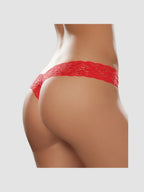 String 93 Dentelle Rouge