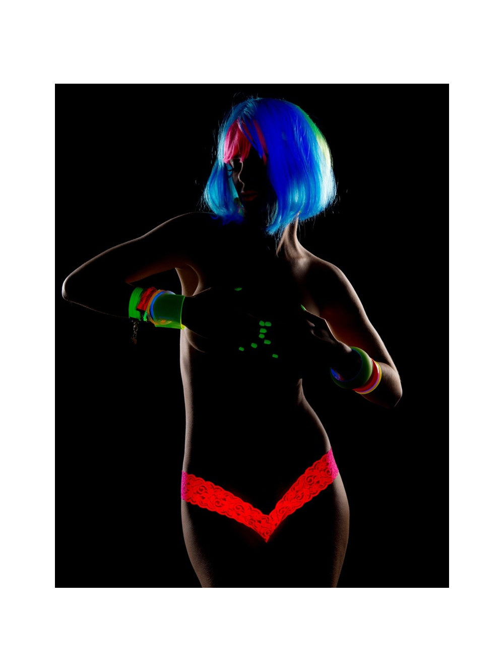 String 93 Dentelle Rouge