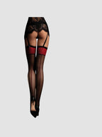 Bas Coeur Love Booster 15 DEN Rouges
