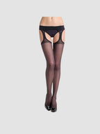 Collant Porte-Jarretelles Amour 20 DEN Noir