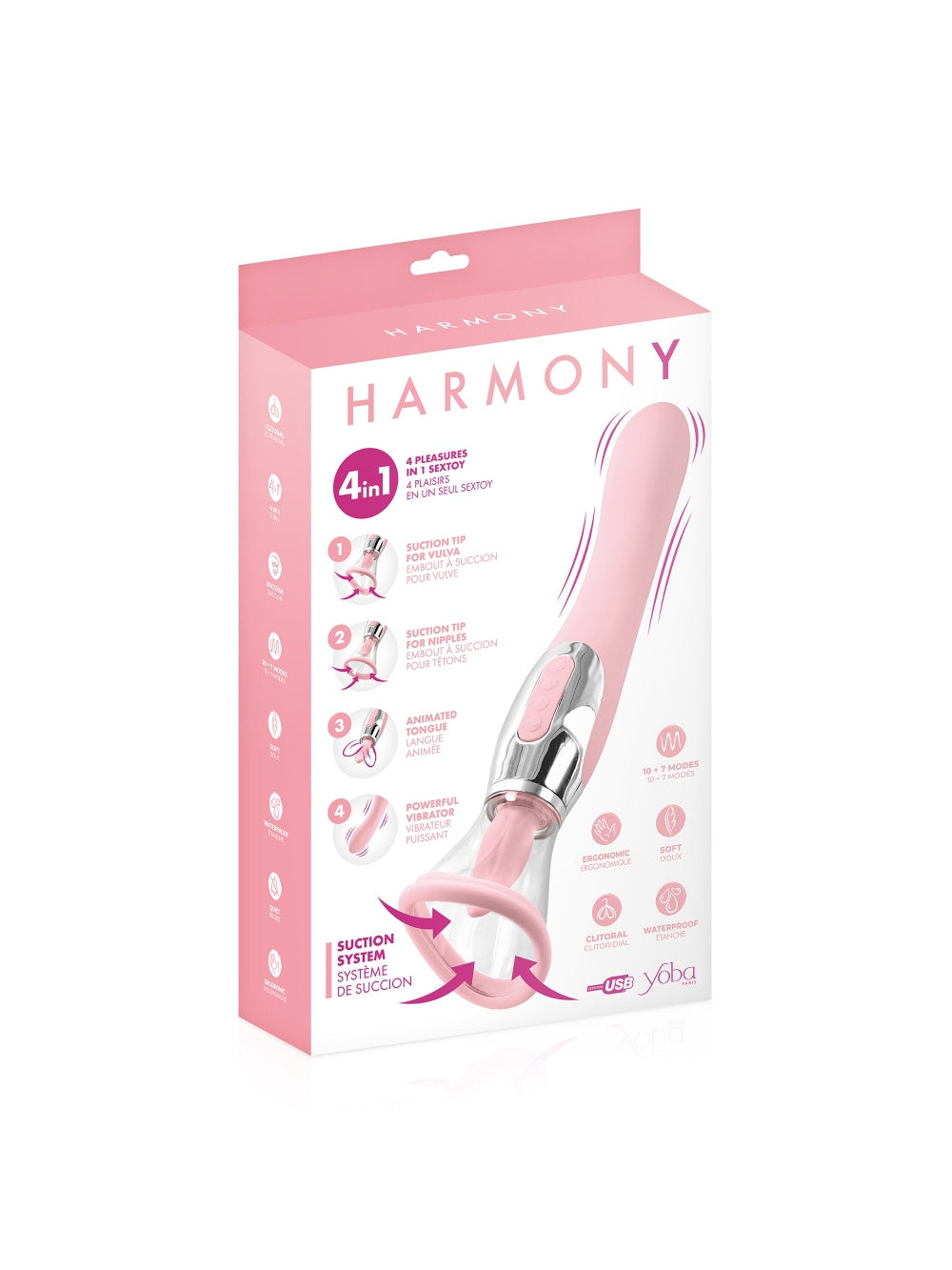 Pompe à Vagin avec Langue Vibrante Harmony
