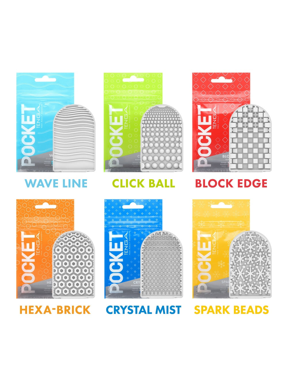 Masturbateur Tenga Pocket Stroker Hexa-Brick