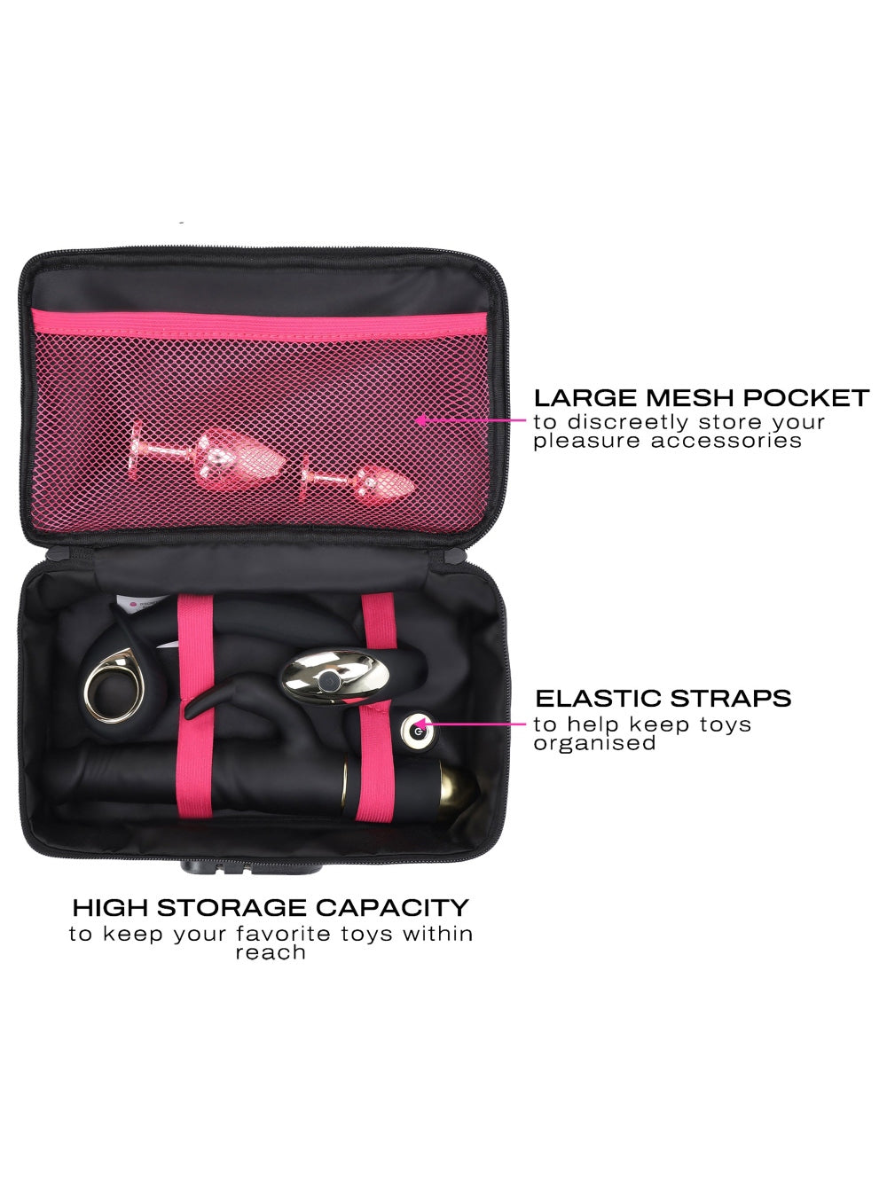 Sacoche de Rangement pour Sextoys Discreet Box