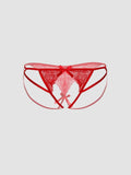 Culotte Ouverte Naomi Rouge