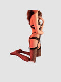 Bas Coeur Love Booster 15 DEN Rouges