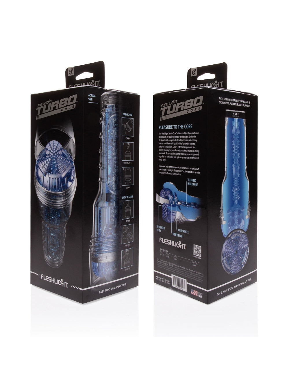 Masturbateur Turbo Core Blue Ice