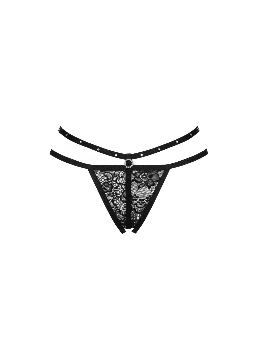 String Ouvert Nomade Noir