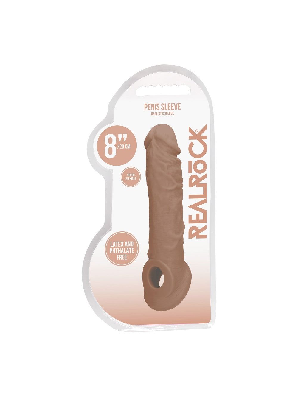 Gaine à pénis avec ballstrap SKIN 20,3 cm