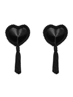 Nippies coeur & pompon noir