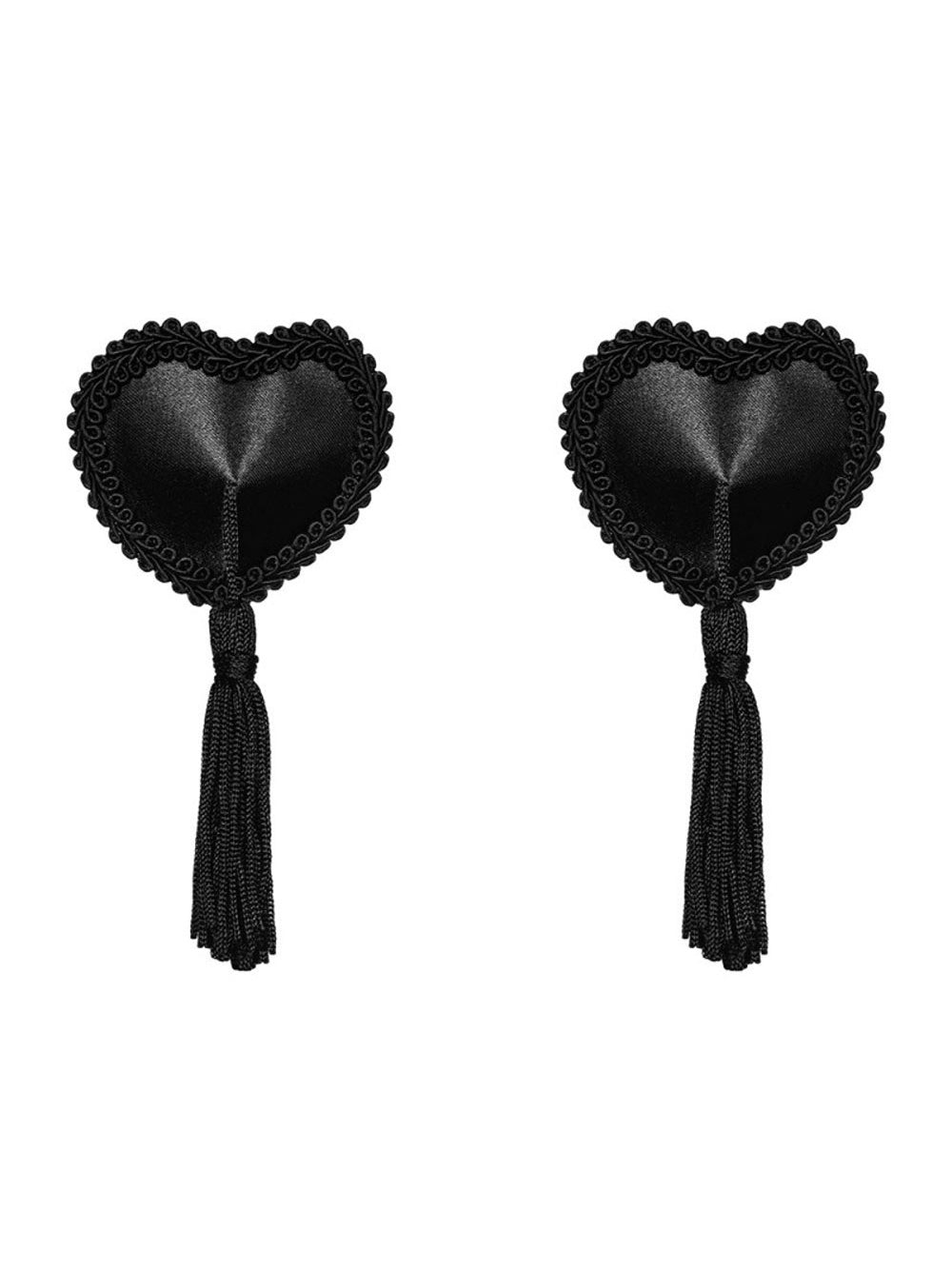 Nippies coeur & pompon noir