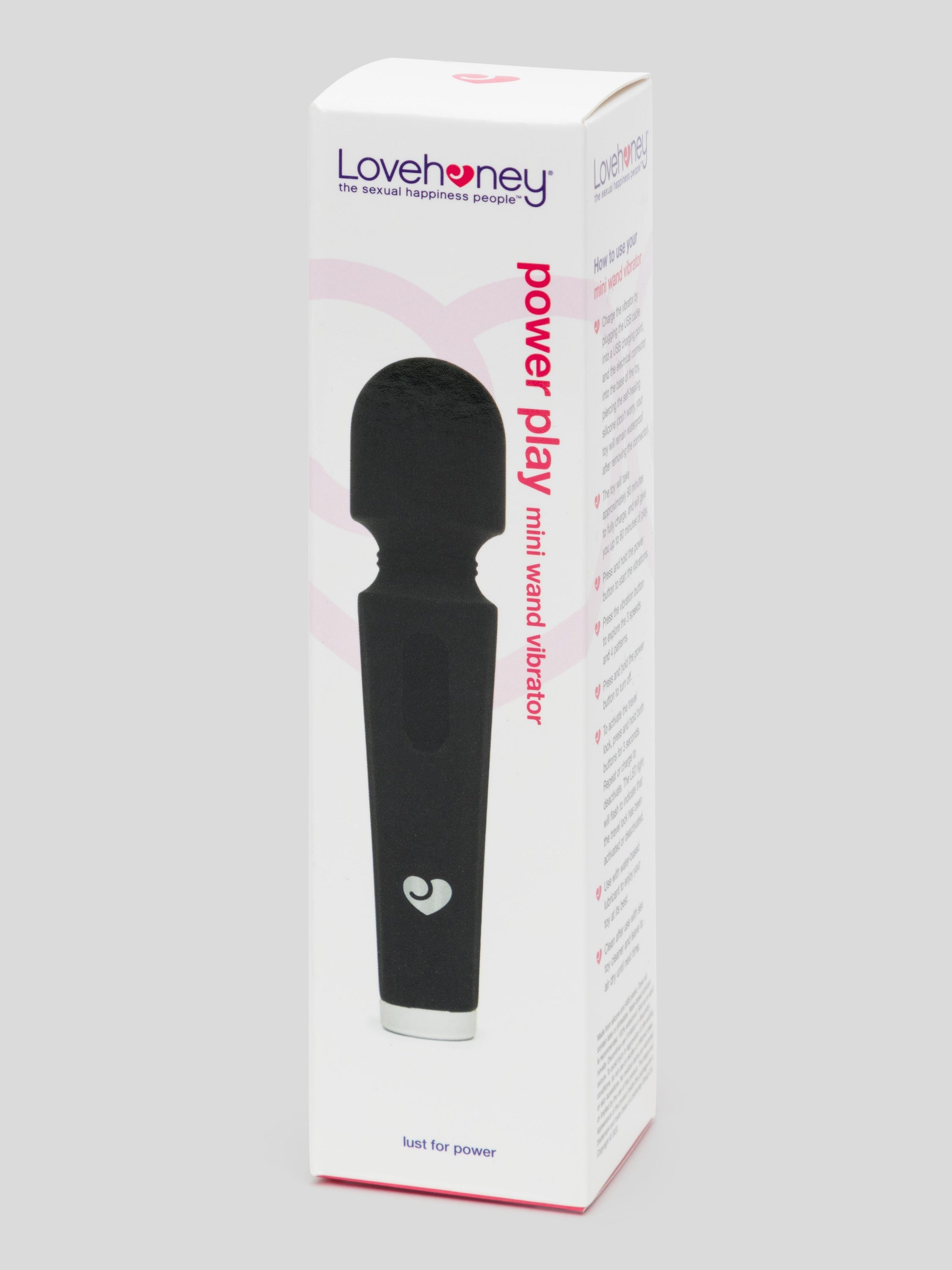 Vibromasseur wand mini Power Play noir