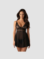 Nuisette babydoll Late Night Liaison bleu GT