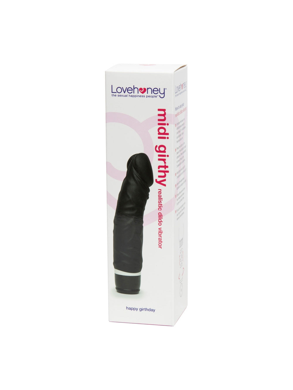 Vibromasseur réaliste 16,5 cm Midi Girthy