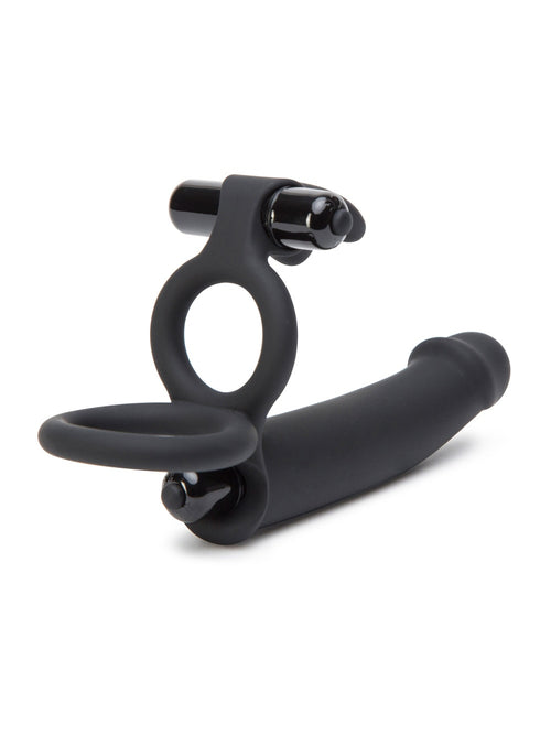 Anneau vibrant double pénétration Double Fun Rabbit
