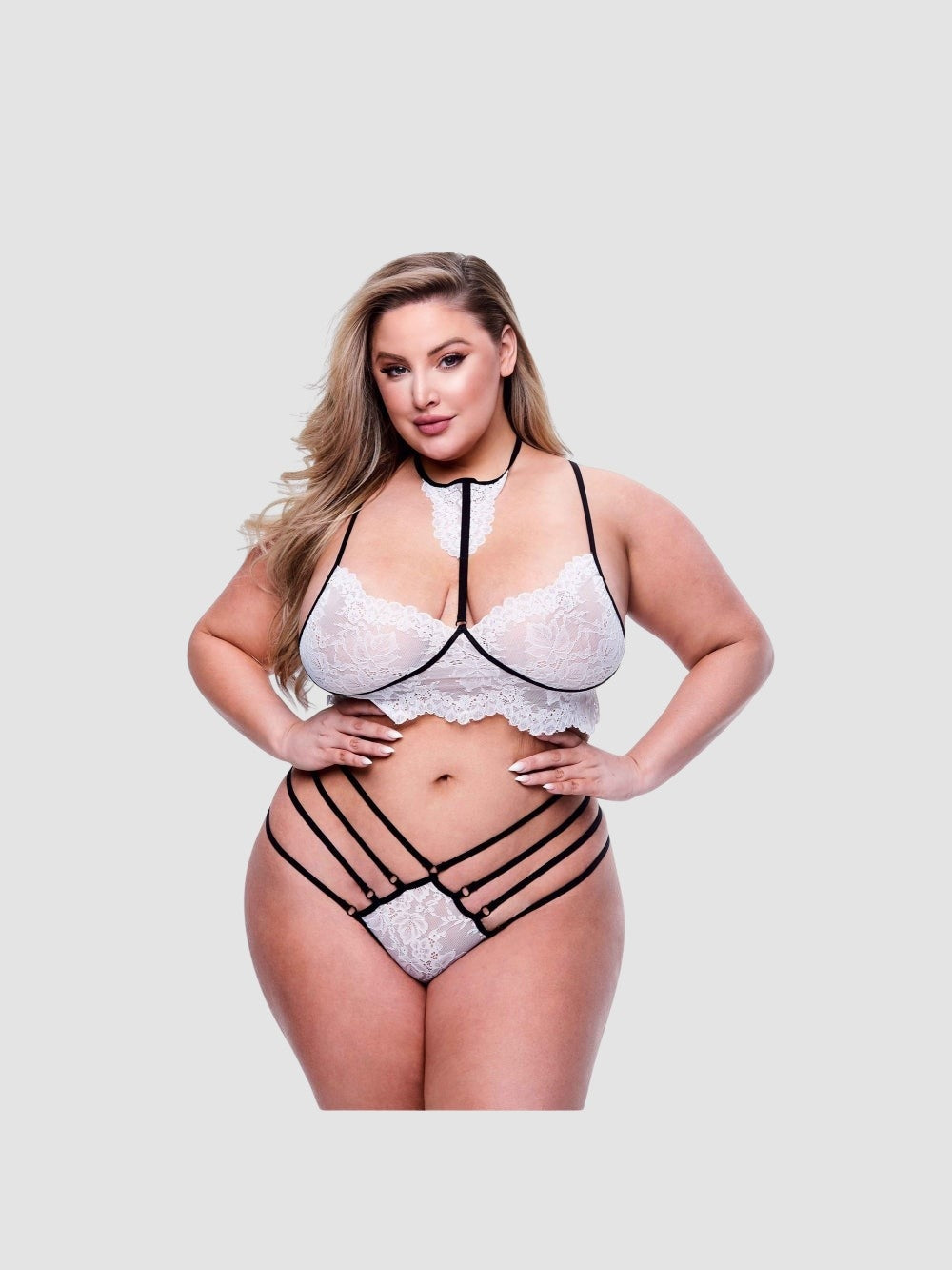 Ensemble 2 pièces ouvert Boudoir Belle fuchsia GT