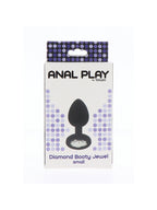 Plug anal bijou silicone Diamond Booty Jewel small