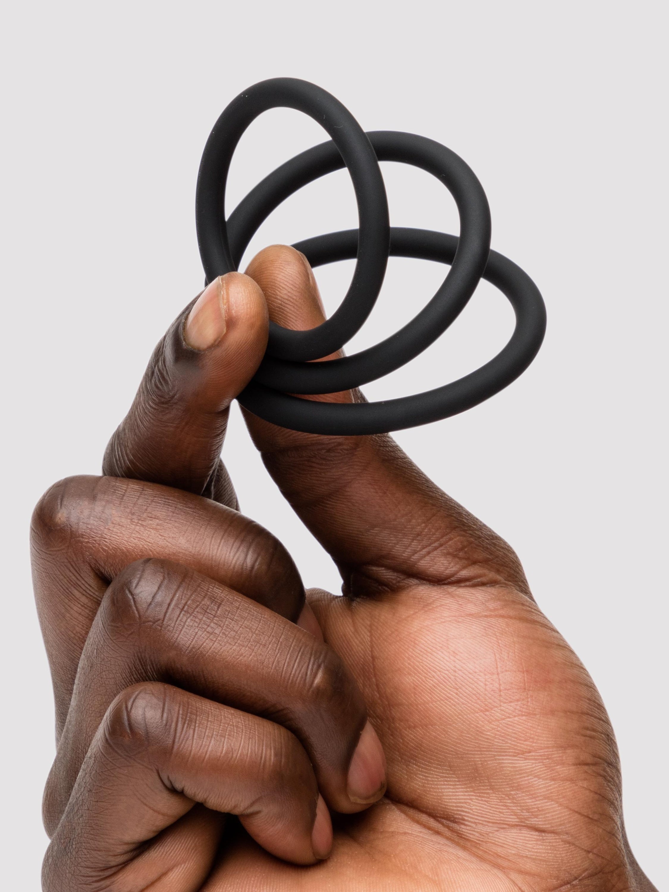 Kit de 3 cockrings silicone Stretchy Get Hard
