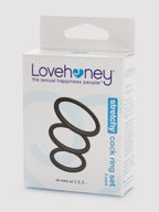 Kit de 3 cockrings silicone Stretchy Get Hard