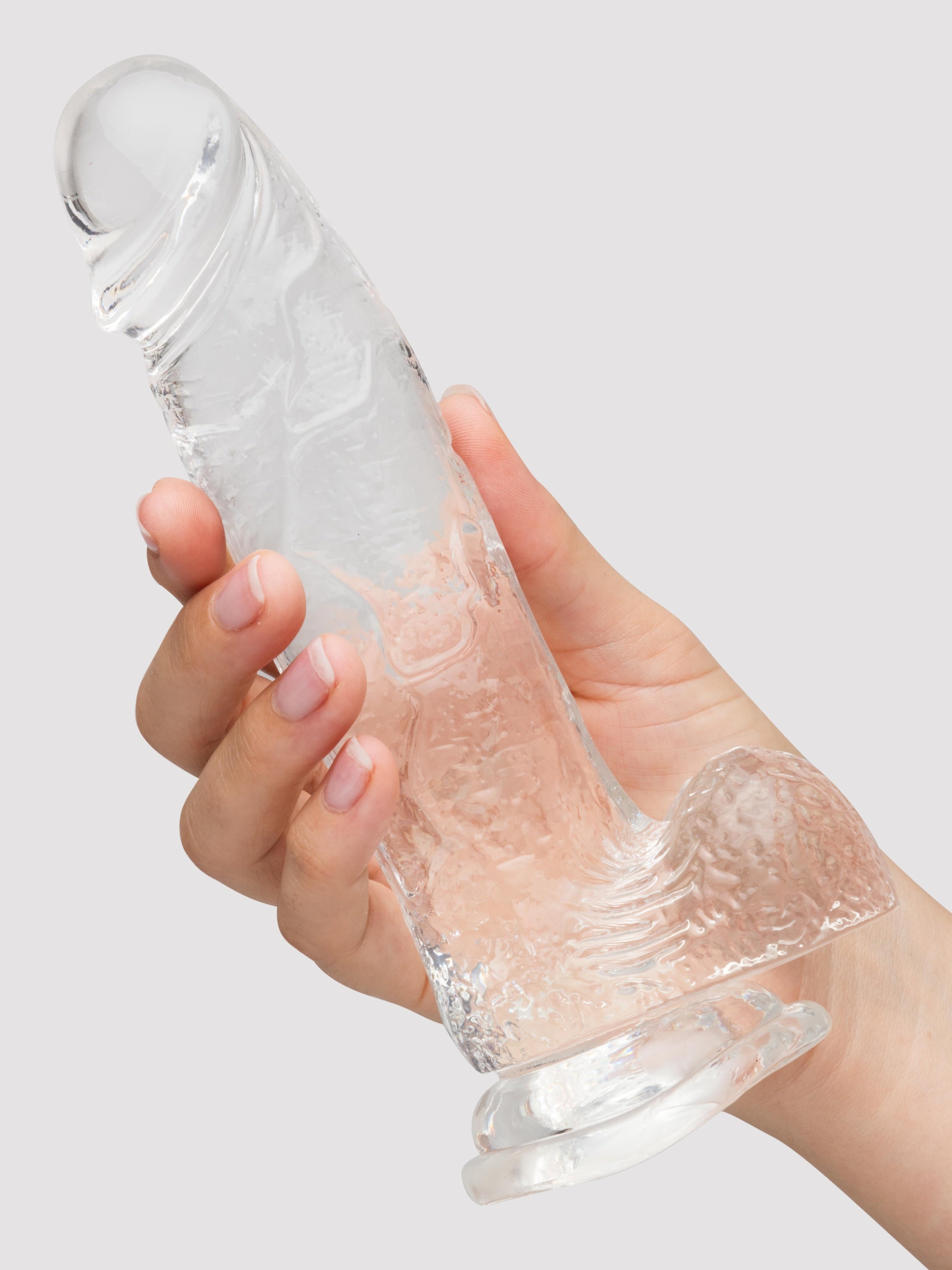 Gode ventouse transparent 20,3 cm Enjoy