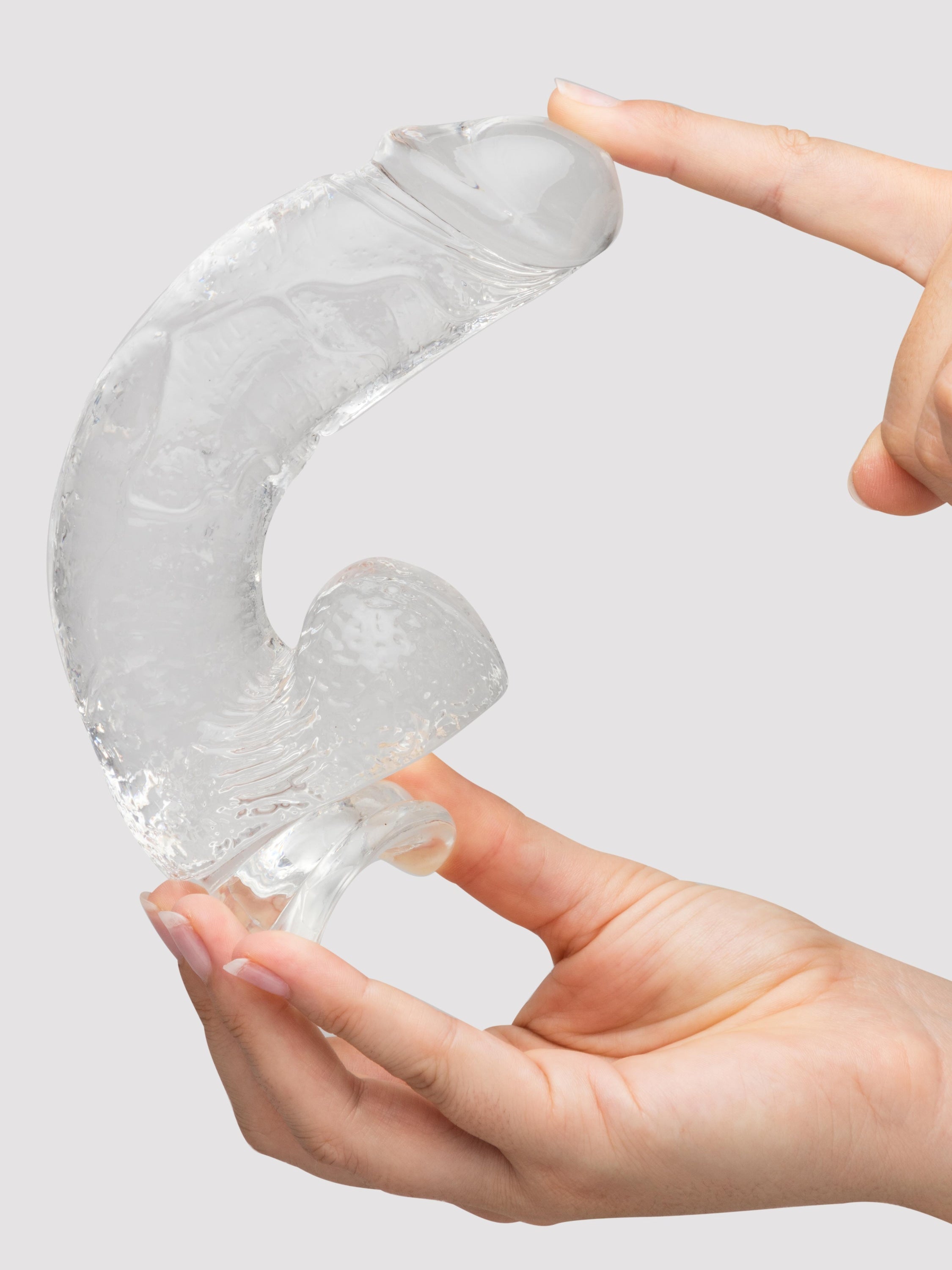 Gode ventouse transparent 20,3 cm Enjoy