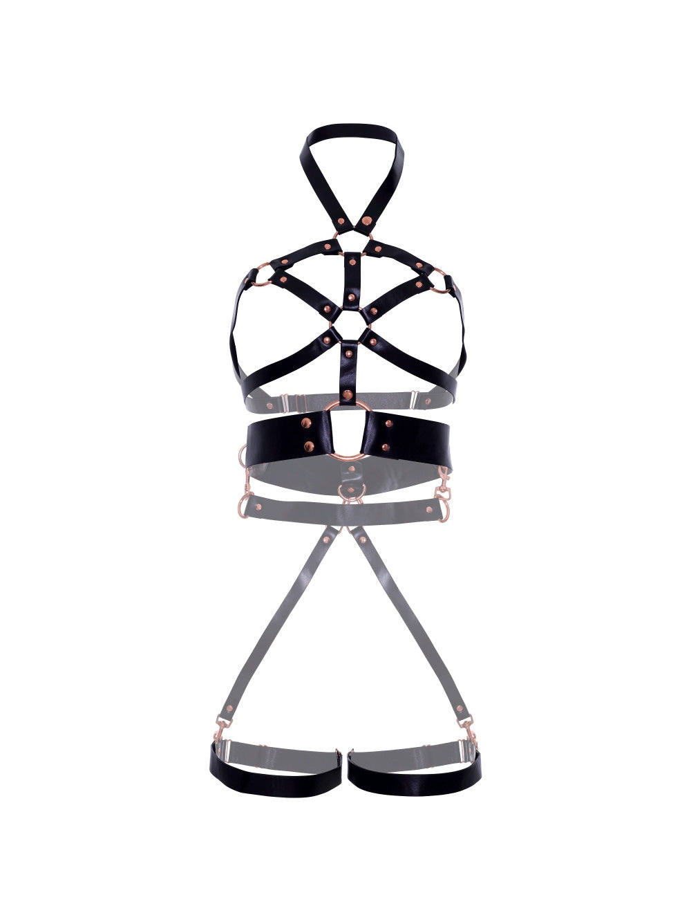 Harnais cuir KI4046 noir