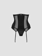 Corset manches longues Secret Silhouette noir