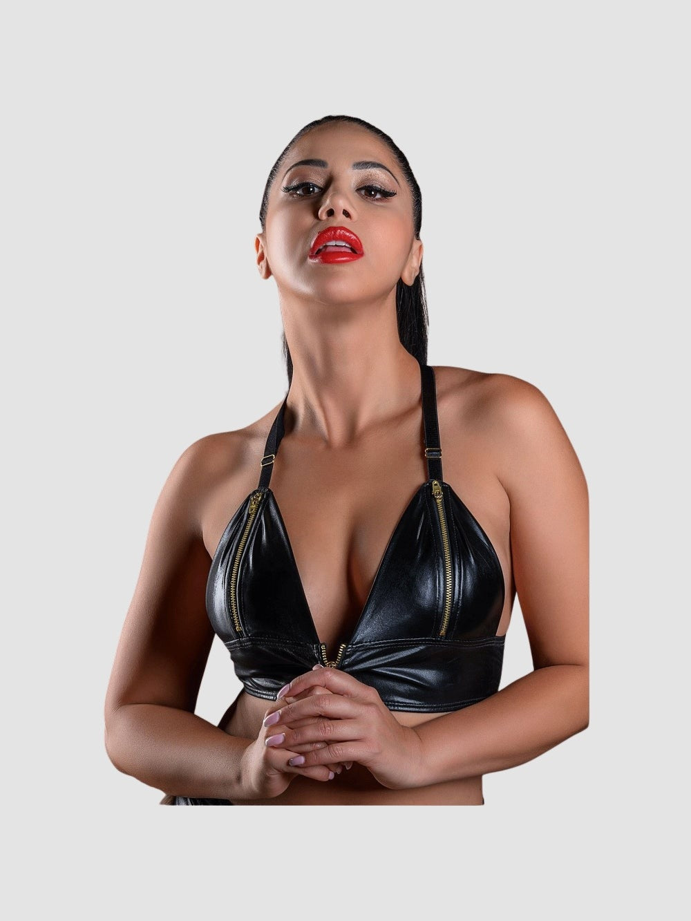 Soutien-gorge ouvert Miamor noir