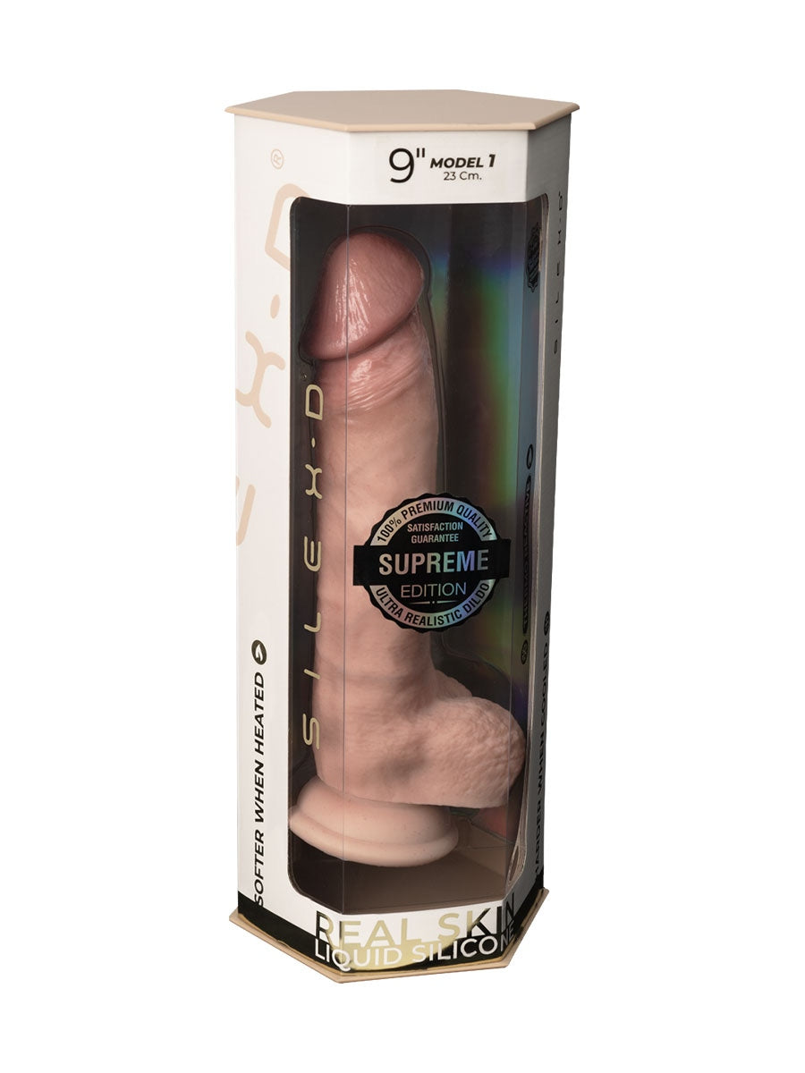 Gode ventouse Premium Real Skin 22,9 cm Model 1