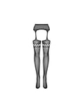 Collant porte-jarretelles S214 noir