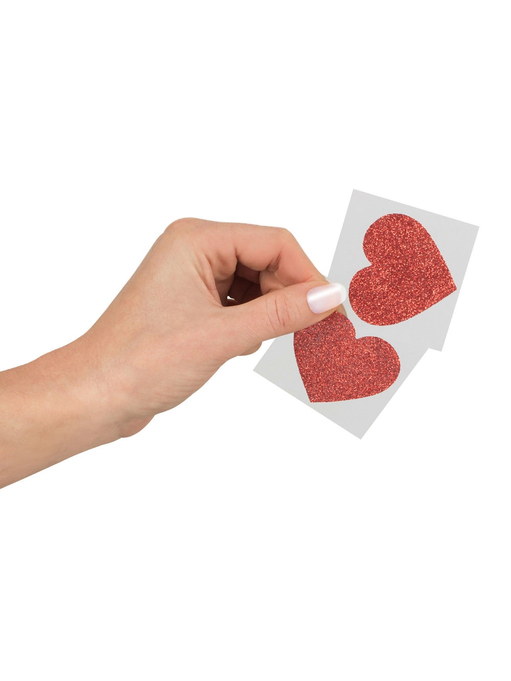 Nippies Coeurs Pailletés Rouges