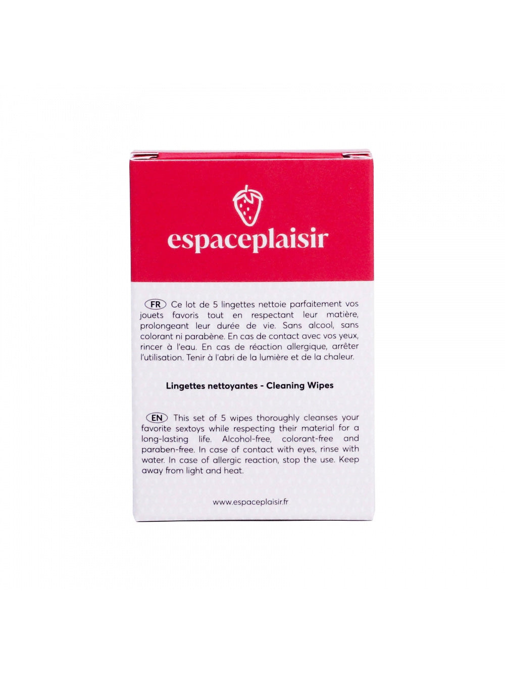 Lingette nettoyante pour sextoys x5
