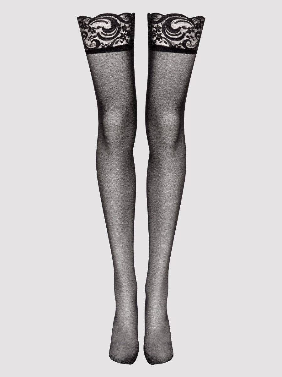 Bas dentelle noir GT