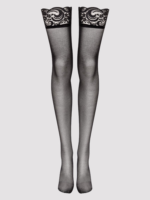 Bas dentelle noir GT